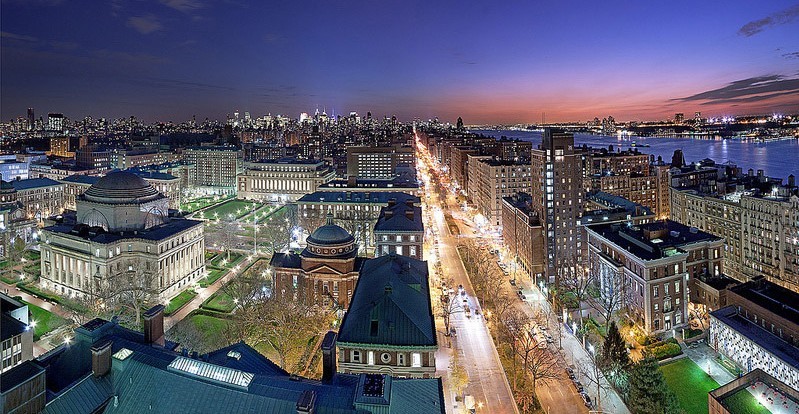 campus at night photo